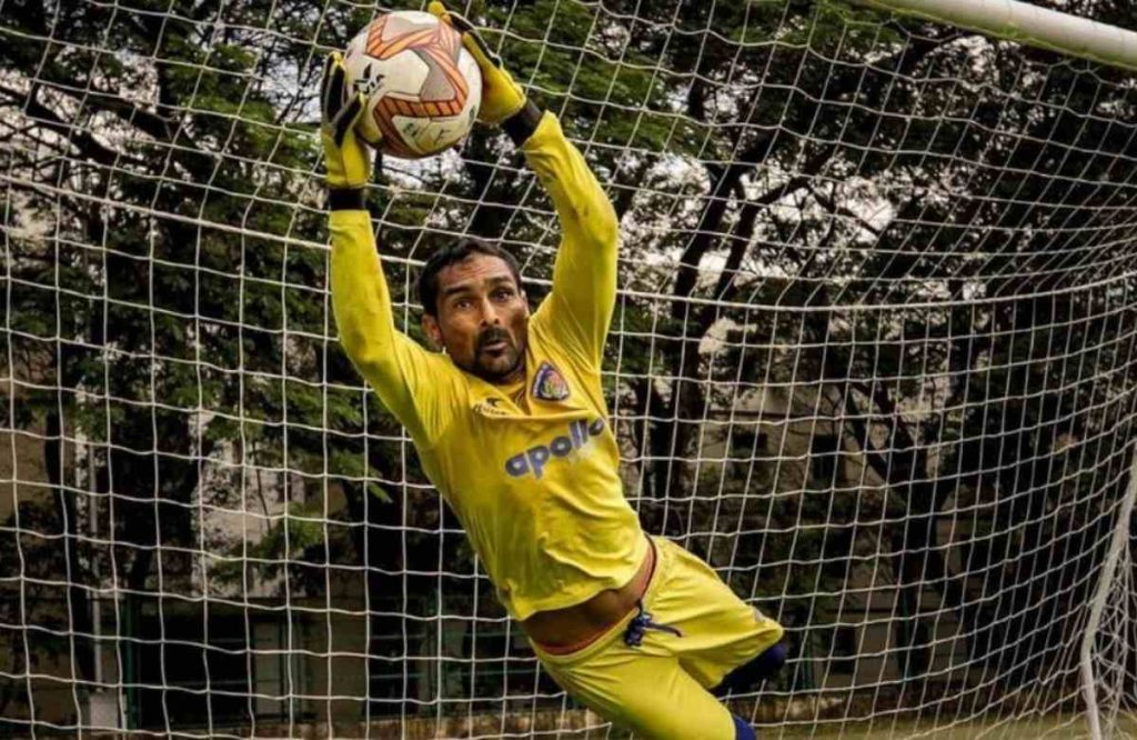 goalkeeper Karanjit Singh 